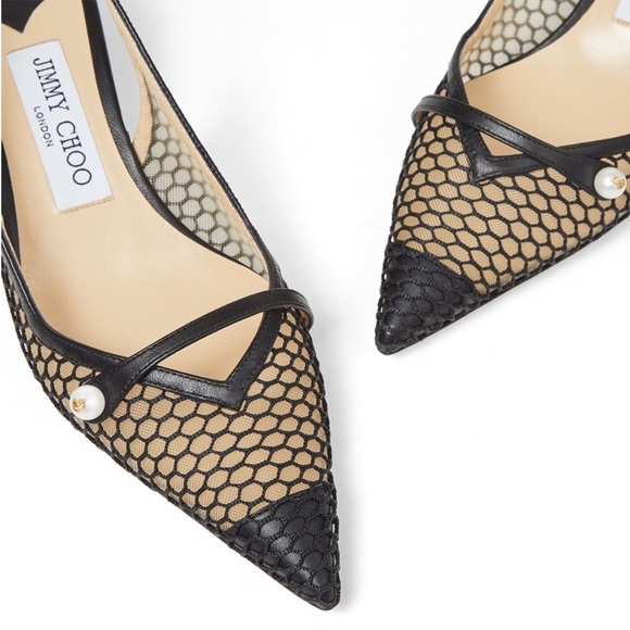 New JIMMY CHOO Amita 45 Slingback Pumps $1,095 40 - Picture 8 of 15